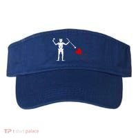 Blackbeard Flag Gift Jolly Roger Skull And Crossbones Visor thumb 0