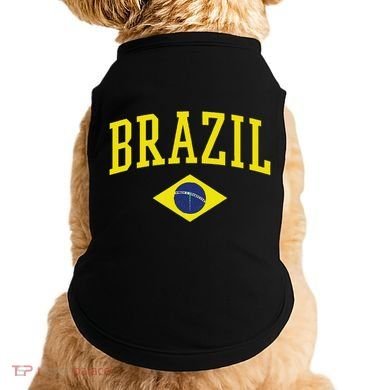 Brazil Flag Green Brasil Doggie Tank