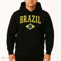 Brazil Flag Green Brasil Hoodie thumb 2