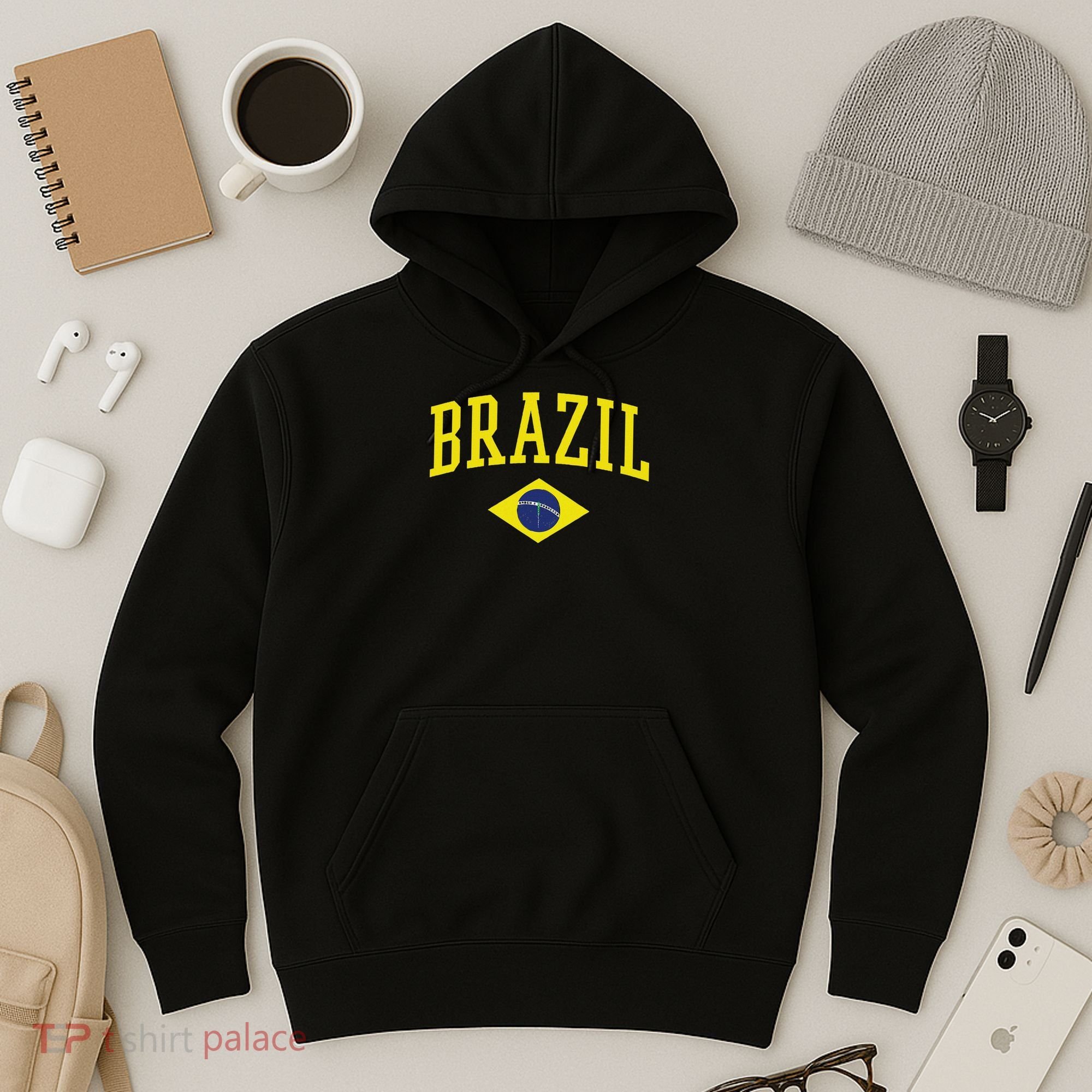 Brazil Flag Green Brasil Hoodie