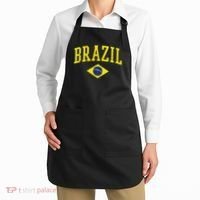 Brazil Flag Green Brasil Apron thumb 2