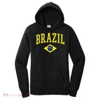 Brazil Flag Green Brasil Women's Hoodie thumb 0