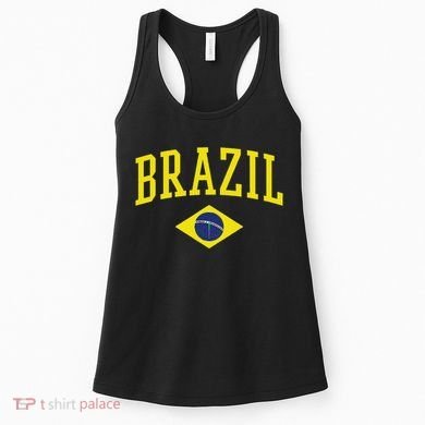 Brazil Flag Green Brasil Women's Tank Top