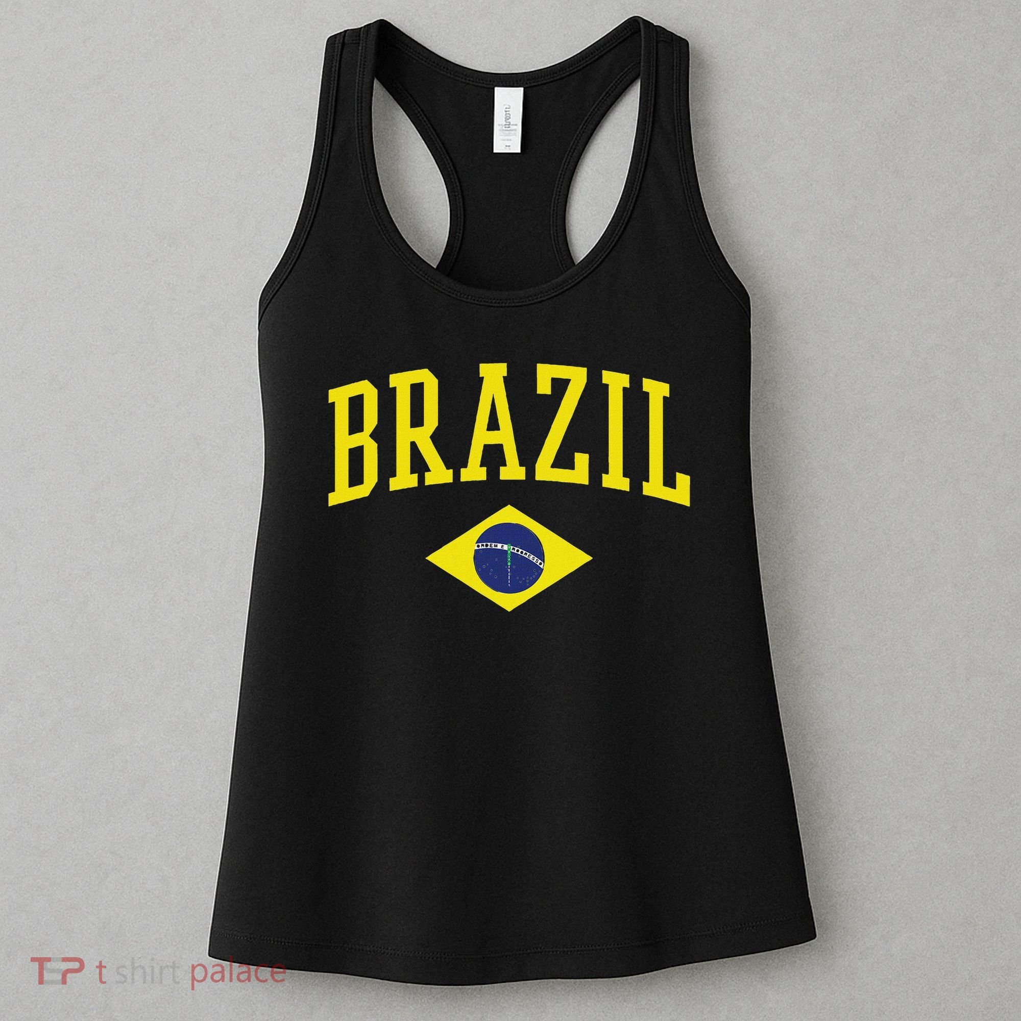 Brazil Flag Green Brasil Women's Tank Top