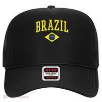 Brazil Flag Green Brasil Hat thumb 0