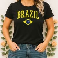 Brazil Flag Green Brasil Women's T-Shirt thumb 2