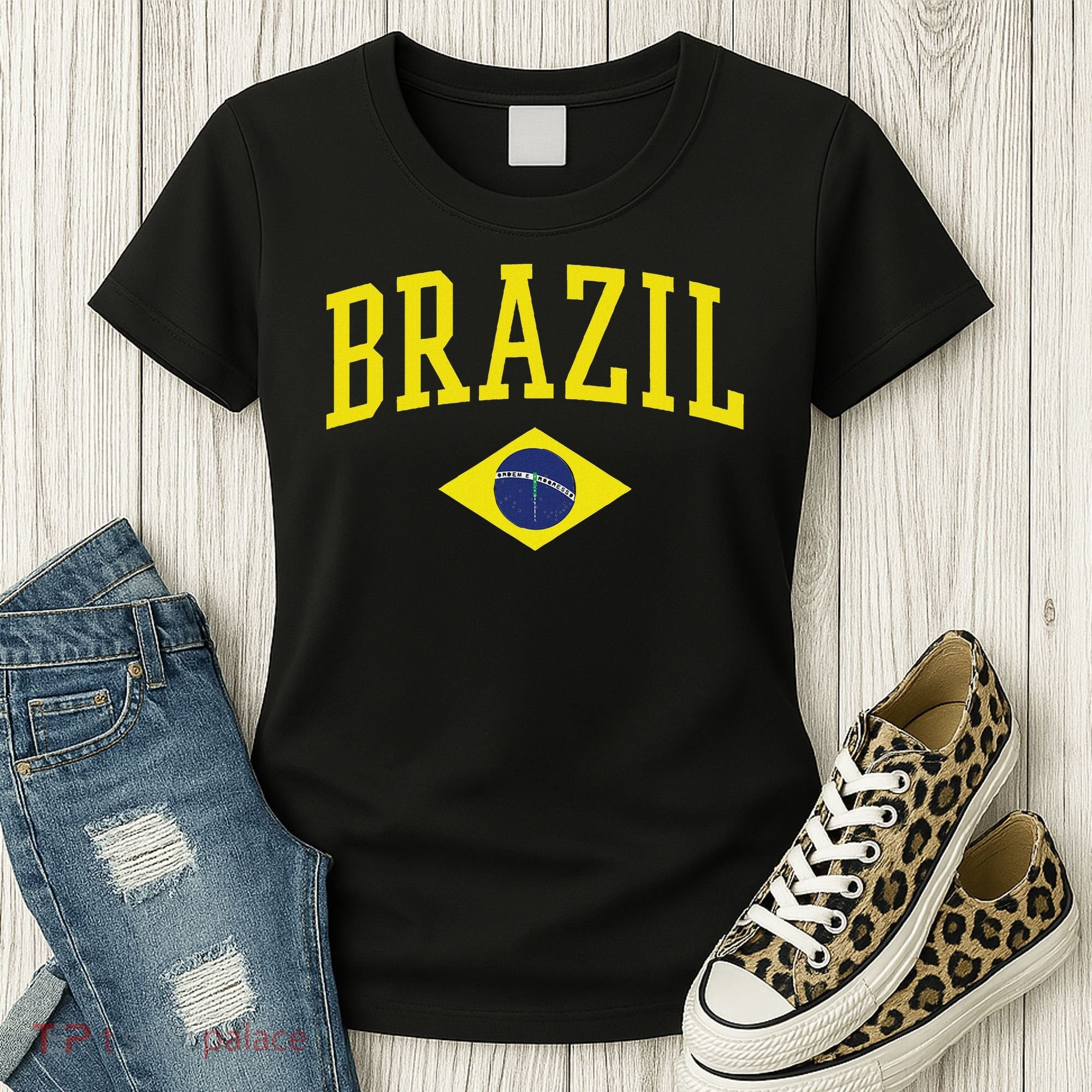 Brazil Flag Green Brasil Women's T-Shirt