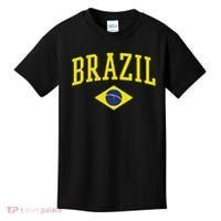 Brazil Flag Green Brasil Kids T-Shirt thumb 0