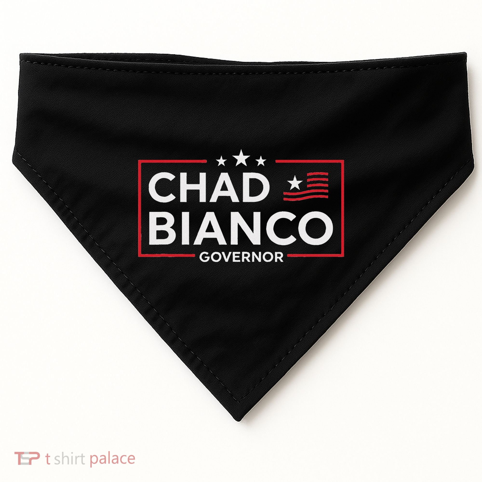 Bianco For Governor 2026 California Chad Bianco USA-Made Doggie Bandana
