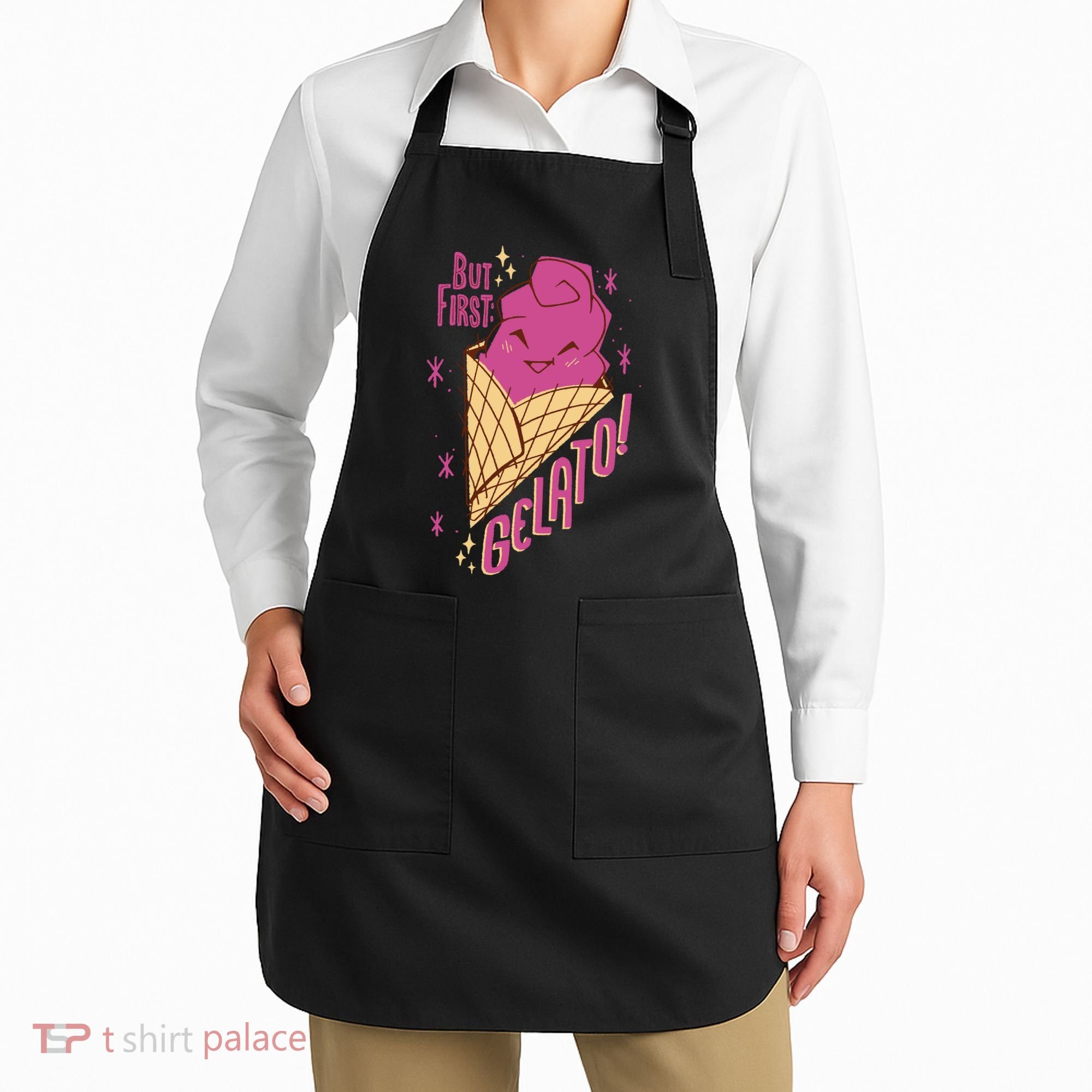 But First Gelato Cute Apron