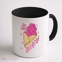 But First Gelato Cute Coffee Mug thumb 1
