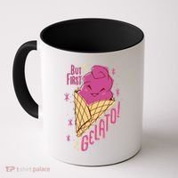 But First Gelato Cute Coffee Mug thumb 0