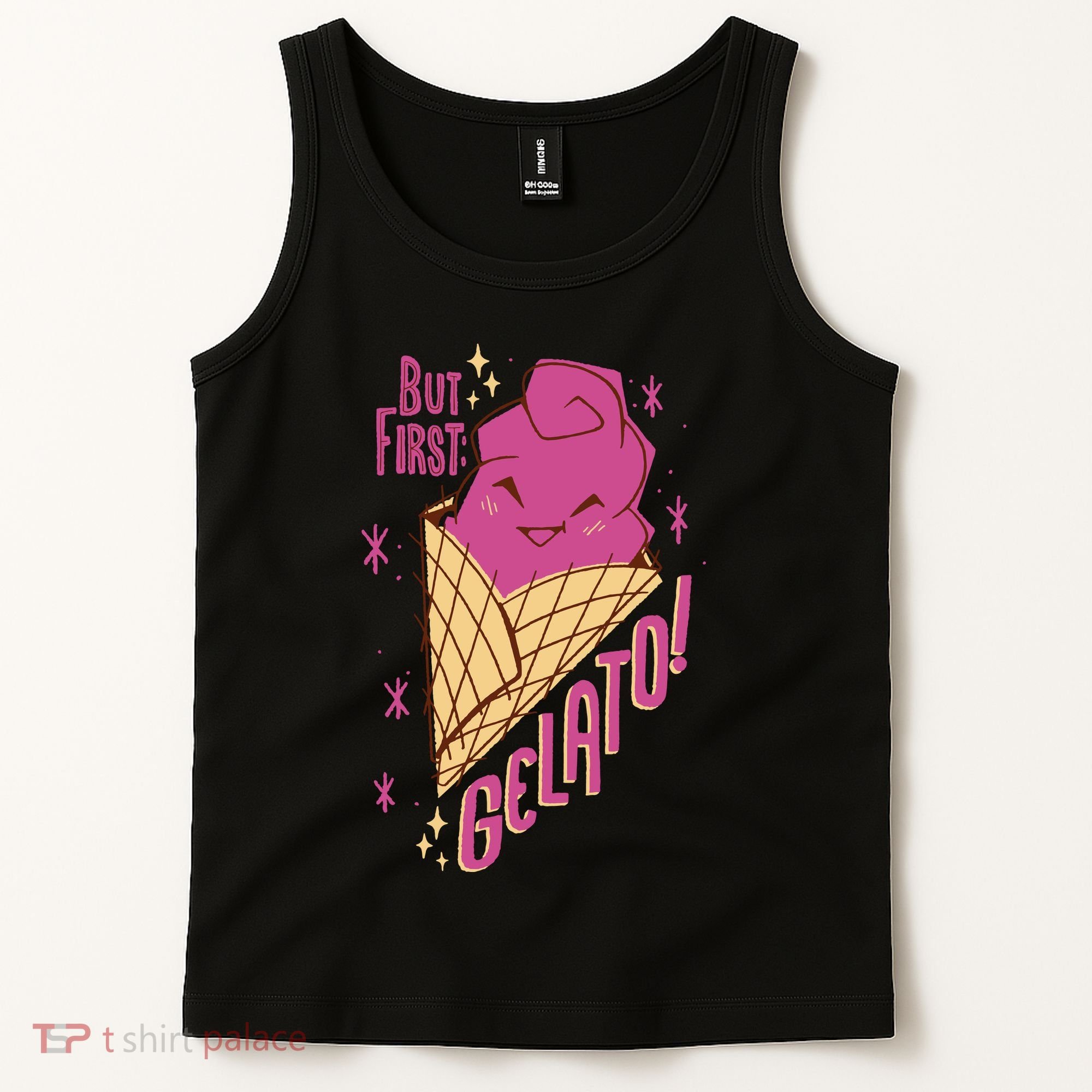 But First Gelato Cute Tank Top
