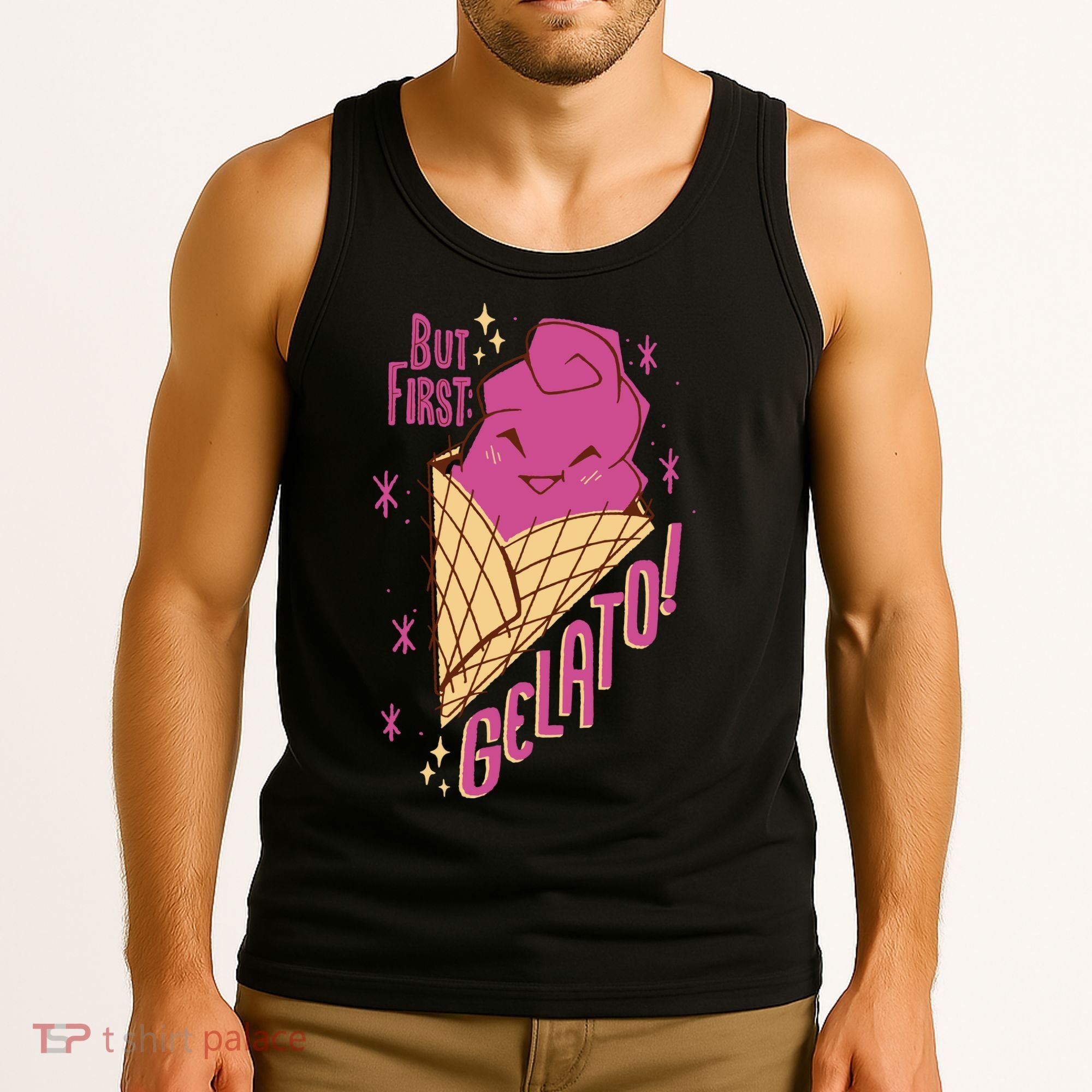 But First Gelato Cute Tank Top