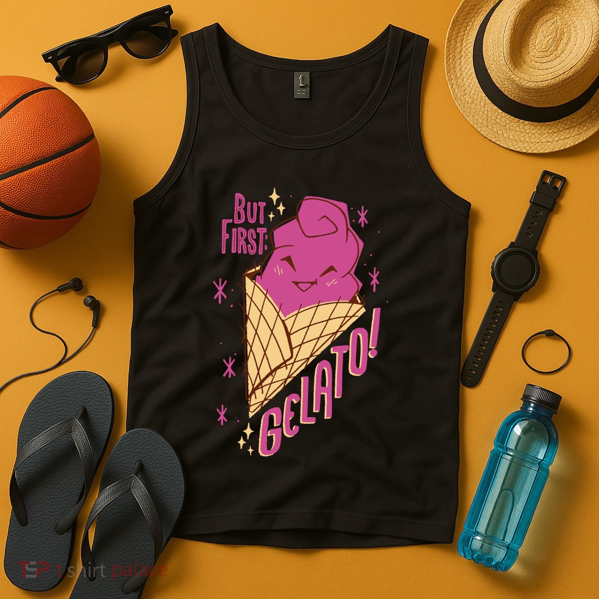 But First Gelato Cute Tank Top