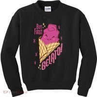 But First Gelato Cute Kids Sweatshirt thumb 0