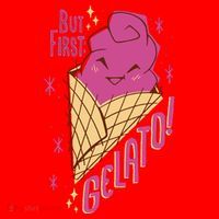 But First Gelato Cute Santa Hat thumb 1