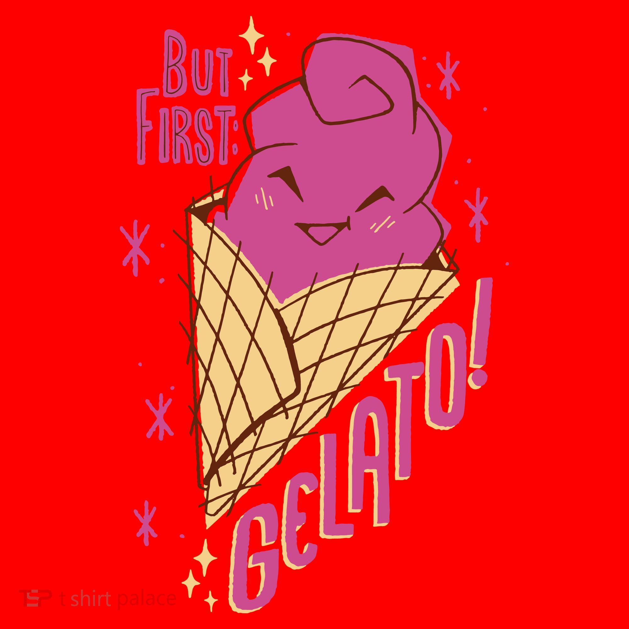 But First Gelato Cute Santa Hat