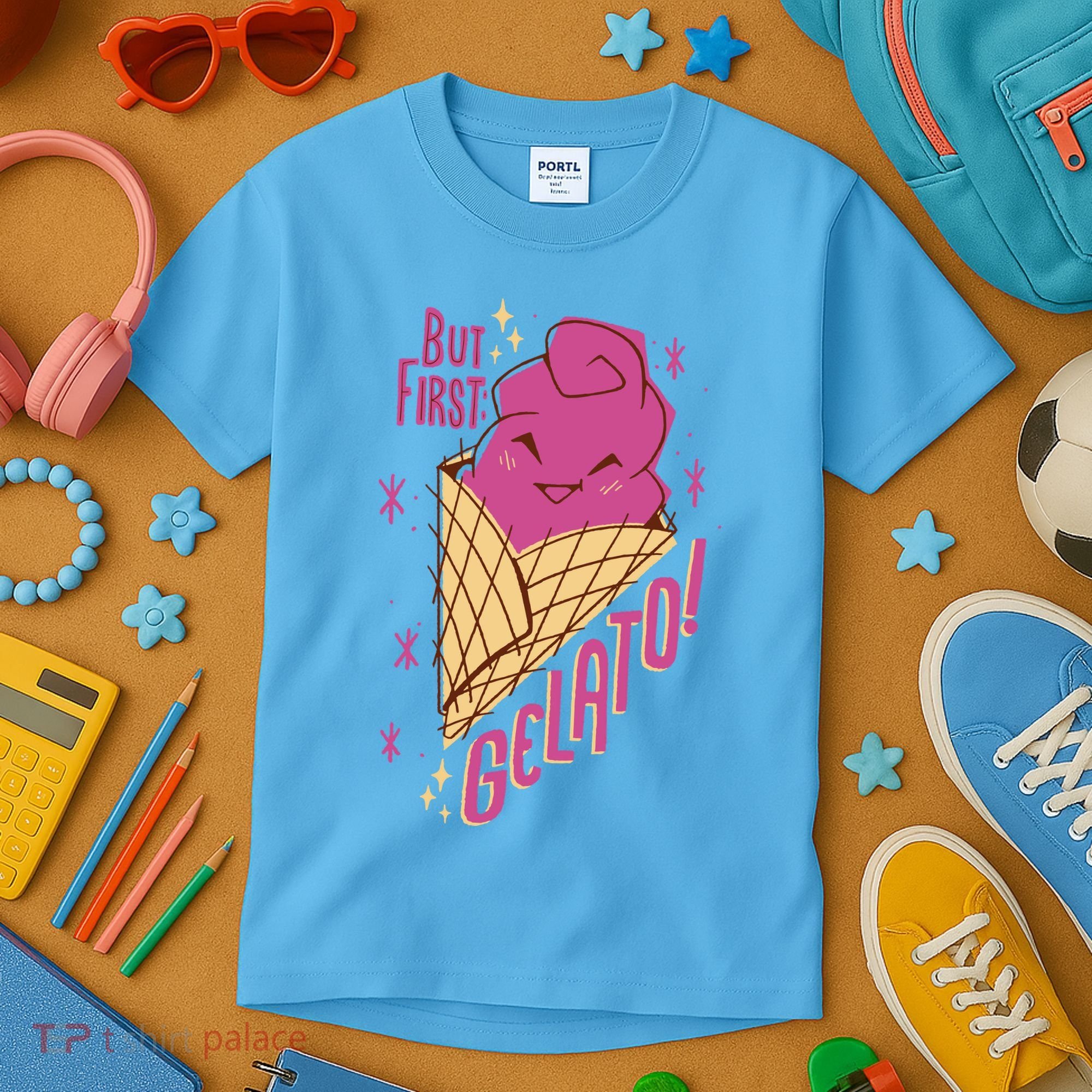 But First Gelato Cute Kids T-Shirt