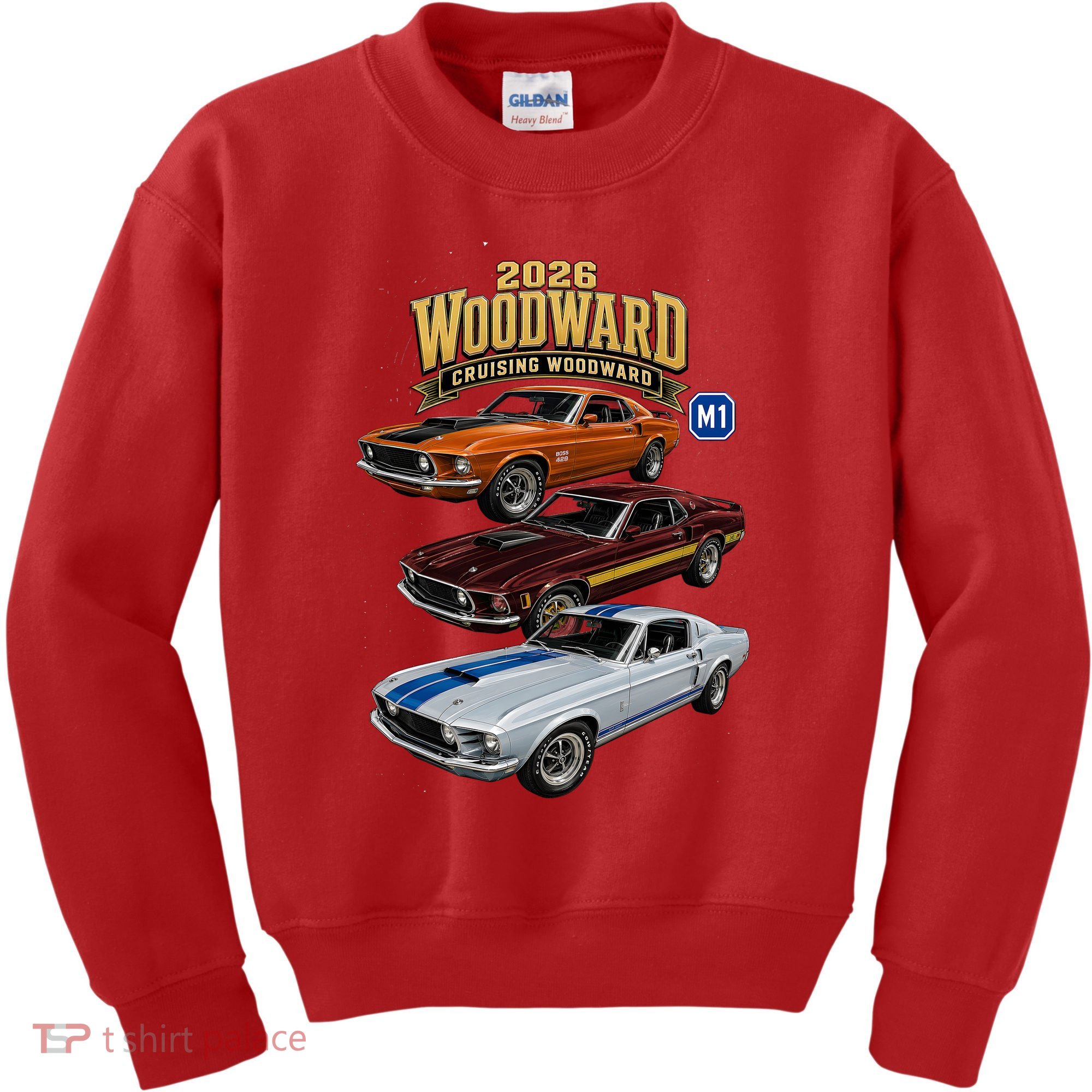 Built For Glory At 2026 Woodward Ave M1 Kids Sweatshirt