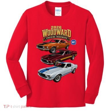 Built For Glory At 2026 Woodward Ave M1 Kids Long Sleeve Shirt