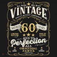 Birthday For Him 60th Birthday Aged To Perfection Ornament thumb 1