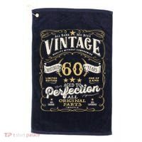 Birthday For Him 60th Birthday Aged To Perfection Golf Towel thumb 0