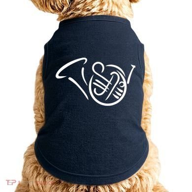Bugle french horn Doggie Tank