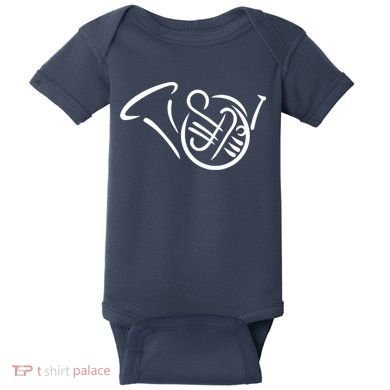 Bugle french horn Baby Bodysuit