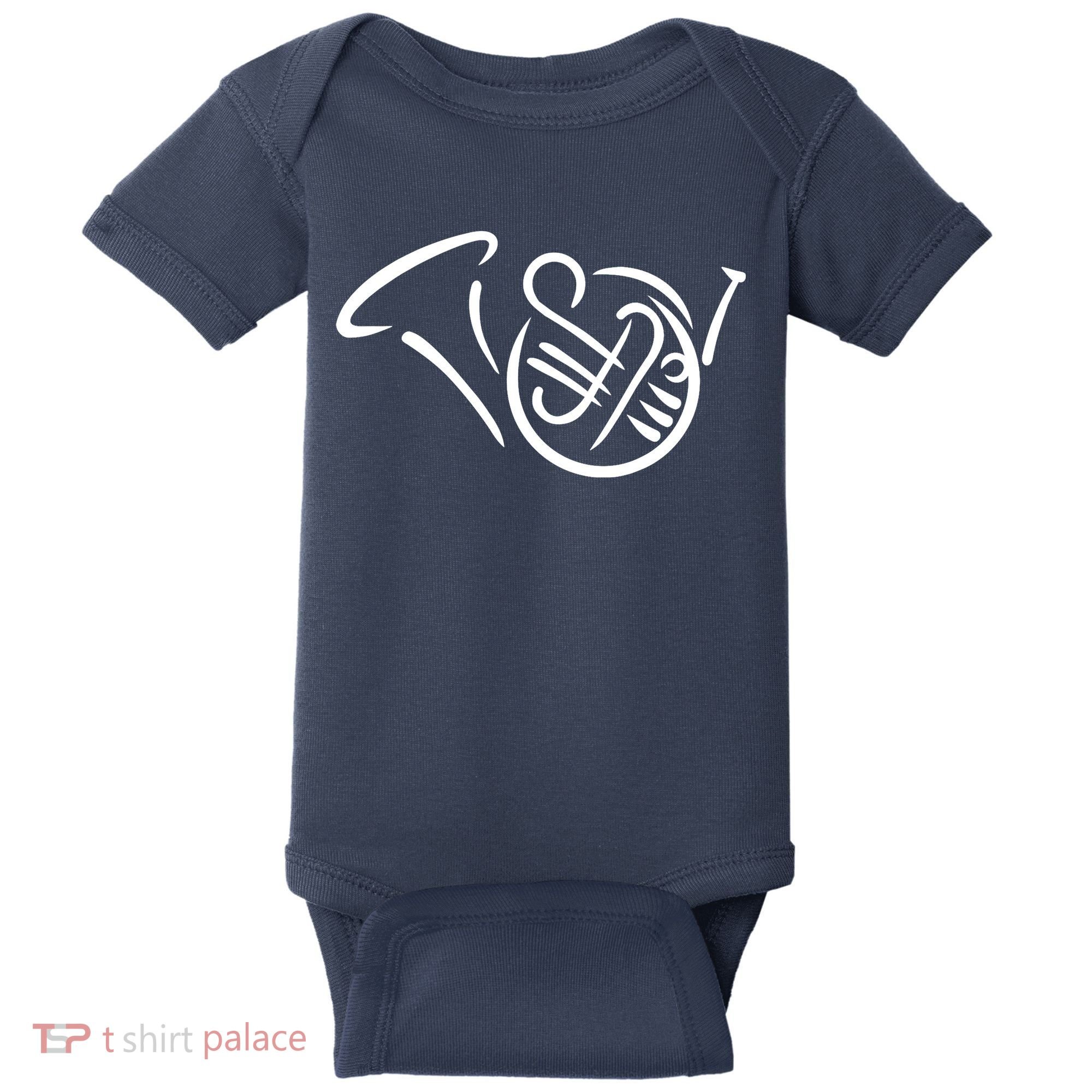 Bugle french horn Baby Bodysuit