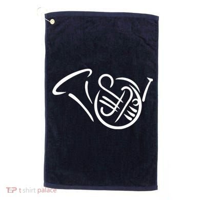 Bugle french horn Golf Towel