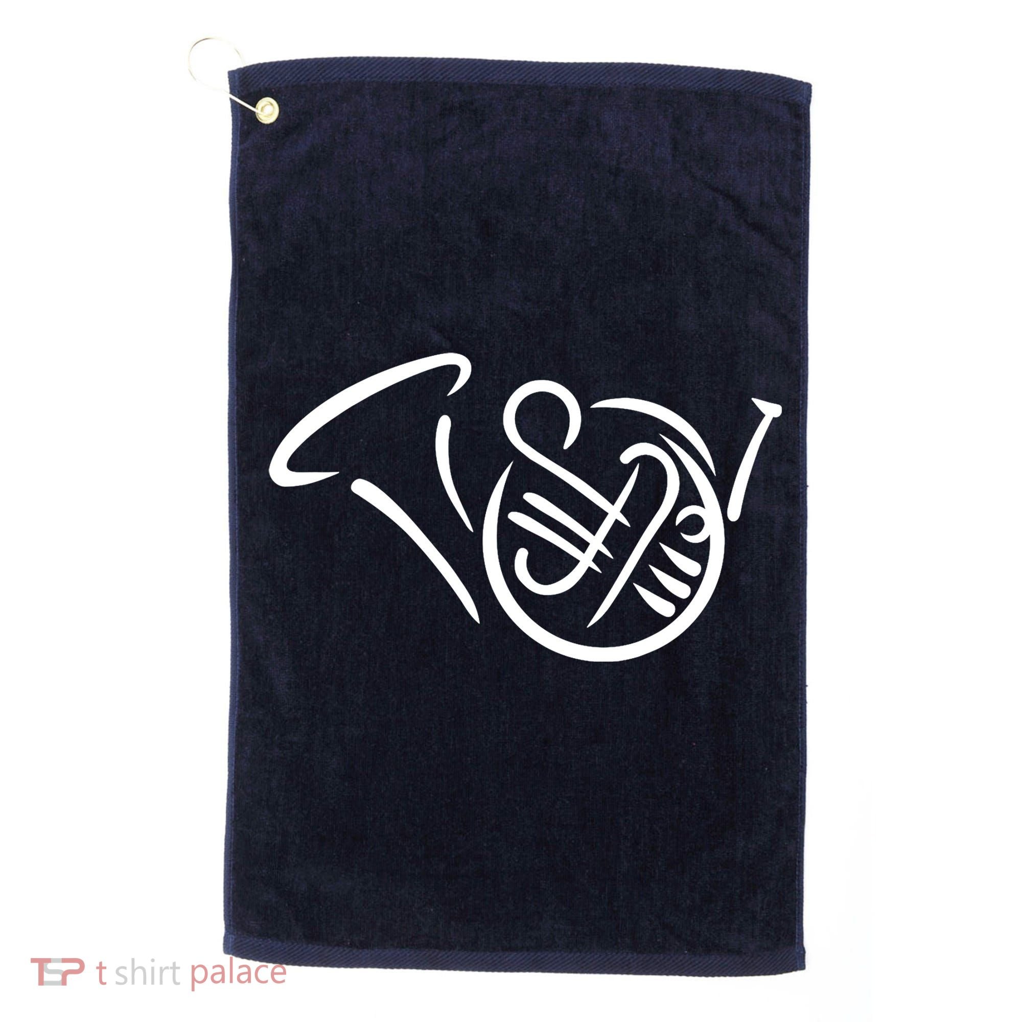 Bugle french horn Golf Towel
