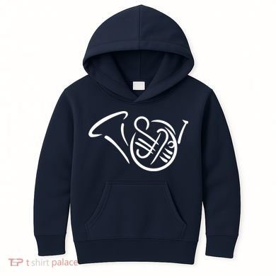 Bugle french horn Kids Hoodie