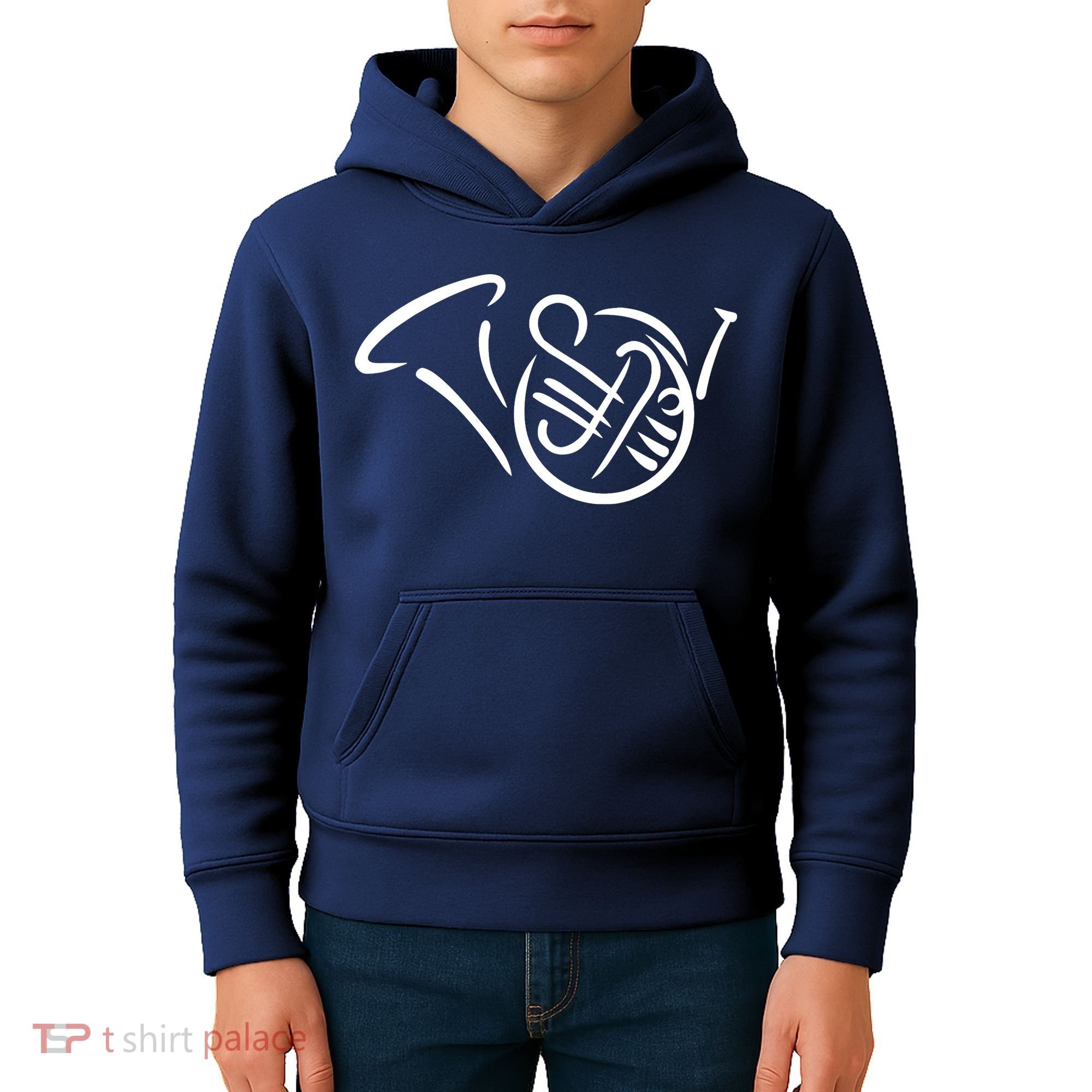Bugle french horn Kids Hoodie