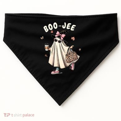 Boojee Funny Halloween Boujee Shopping Ghost Fall USA-Made Doggie Bandana