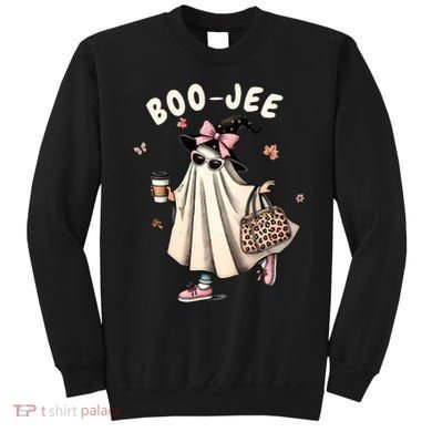 Boojee Funny Halloween Boujee Shopping Ghost Fall Sweatshirt