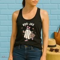 Boojee Funny Halloween Boujee Shopping Ghost Fall Women's Tank Top thumb 2