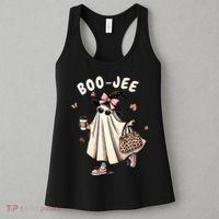 Boojee Funny Halloween Boujee Shopping Ghost Fall Women's Tank Top thumb 3