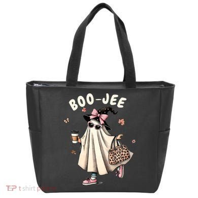 Boojee Funny Halloween Boujee Shopping Ghost Fall Tote Bag
