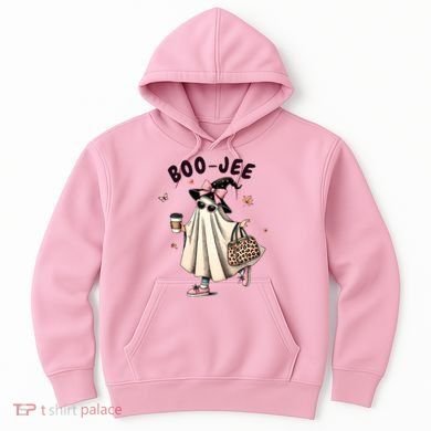 Boojee Funny Halloween Boujee Shopping Ghost Fall Hoodie