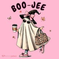 Boojee Funny Halloween Boujee Shopping Ghost Fall Hoodie thumb 7