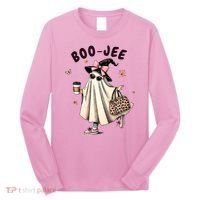 Boojee Funny Halloween Boujee Shopping Ghost Fall Long Sleeve Shirt thumb 0