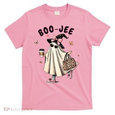Boojee Funny Halloween Boujee Shopping Ghost Fall T-Shirt