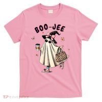 Boojee Funny Halloween Boujee Shopping Ghost Fall T-Shirt thumb 0