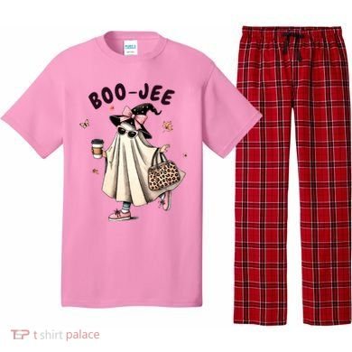 Boojee Funny Halloween Boujee Shopping Ghost Fall Pajama Set