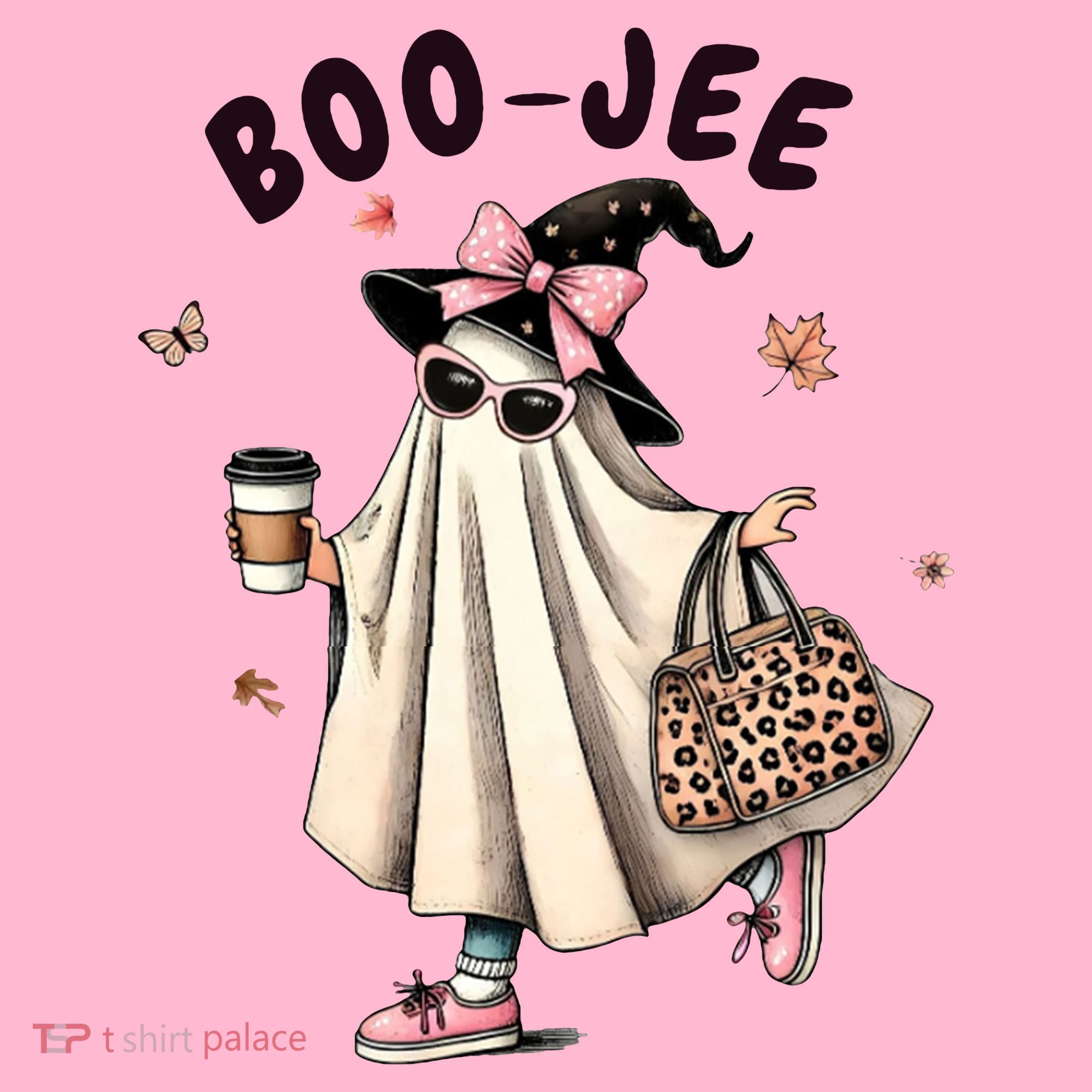 Boojee Funny Halloween Boujee Shopping Ghost Fall Toddler Hoodie