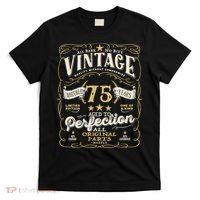 Birthday For Him 75th Birthday Aged To Perfection T-Shirt thumb 0
