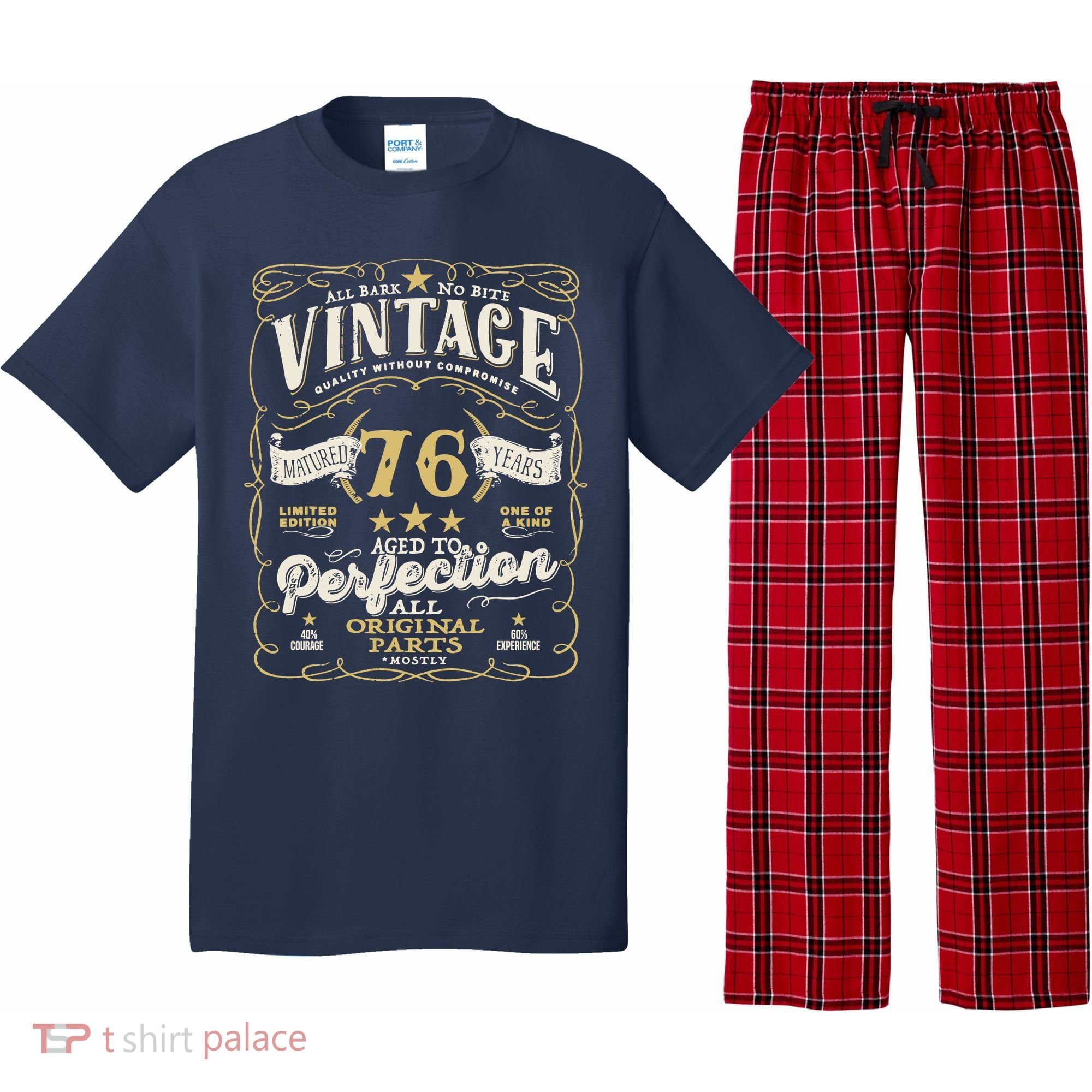 Birthday For Him 76th Birthday Aged To Perfection Pajama Set