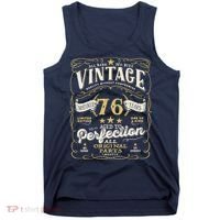 Birthday For Him 76th Birthday Aged To Perfection Tank Top thumb 0