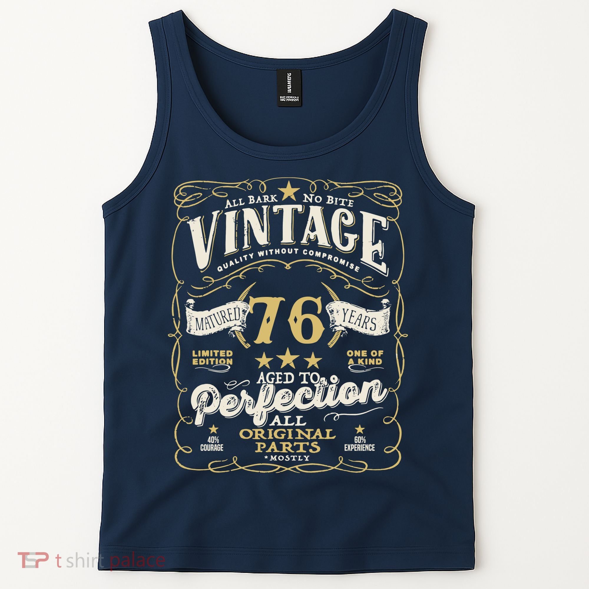 Birthday For Him 76th Birthday Aged To Perfection Tank Top